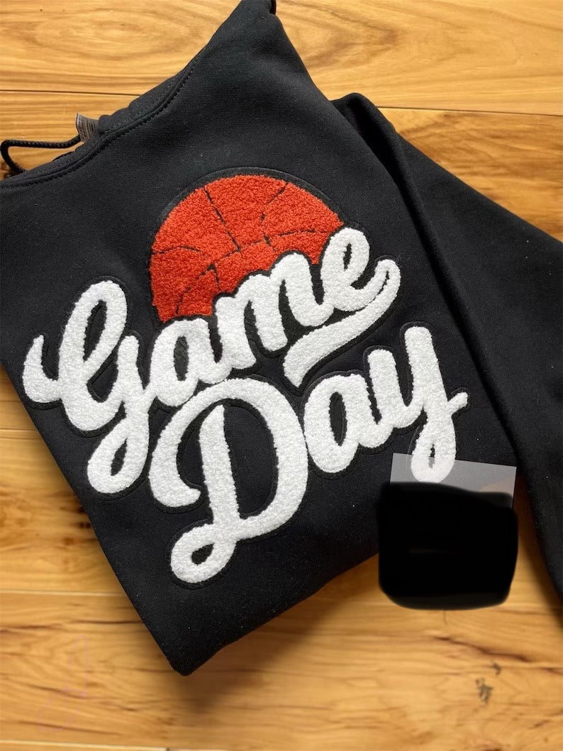 Basketball Chenille Patch Game Day